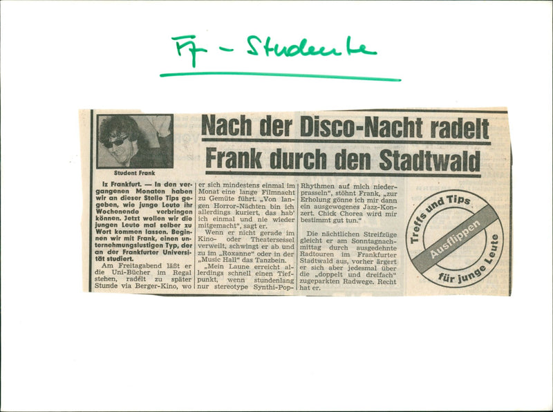 CRO-YEAR HAMPE ITINENTIEGEND PERS JOSEF JACOBS GERMANY KURT KAR MUSIC JAZZ - Vintage Photograph
