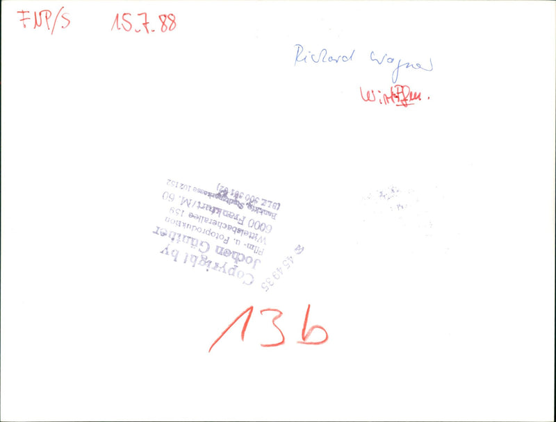 ACHSENHAUSEN LOCAL ANFELWEIN WAGNER SAPERS WITTELSBACH FILM - Vintage Photograph