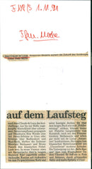 JEAN CLAUDE LUCA MODELS SECURE FUTURE NOBEL ROCK - Vintage Photograph