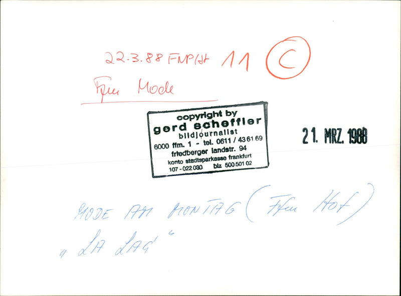 1988 LUXURY TENT WHICH LOCATED ABOVE LUCAEBRUNNE FILM - Vintage Photograph