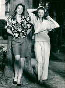 1990 KARINA RODEKOHRRISER COUTURE ADD AND CHRISTA ROCK FILM - Vintage Photograph