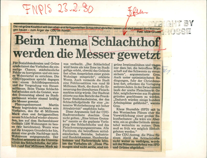 1990 END ENMARKTHALLE LANDE GASTST THEATER EXTRA THEME SCHLA MODEL - Vintage Photograph