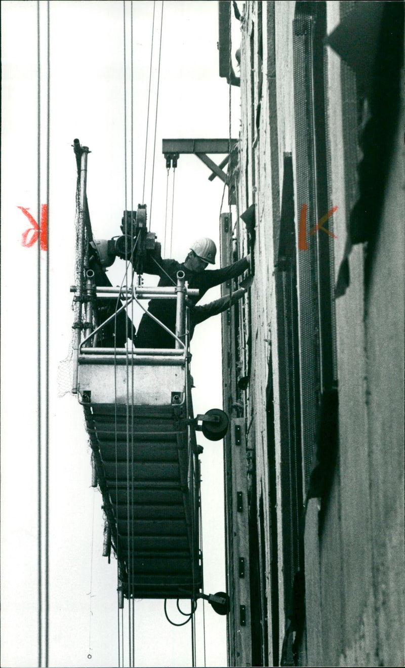 1994 folk music festival house - Vintage Photograph