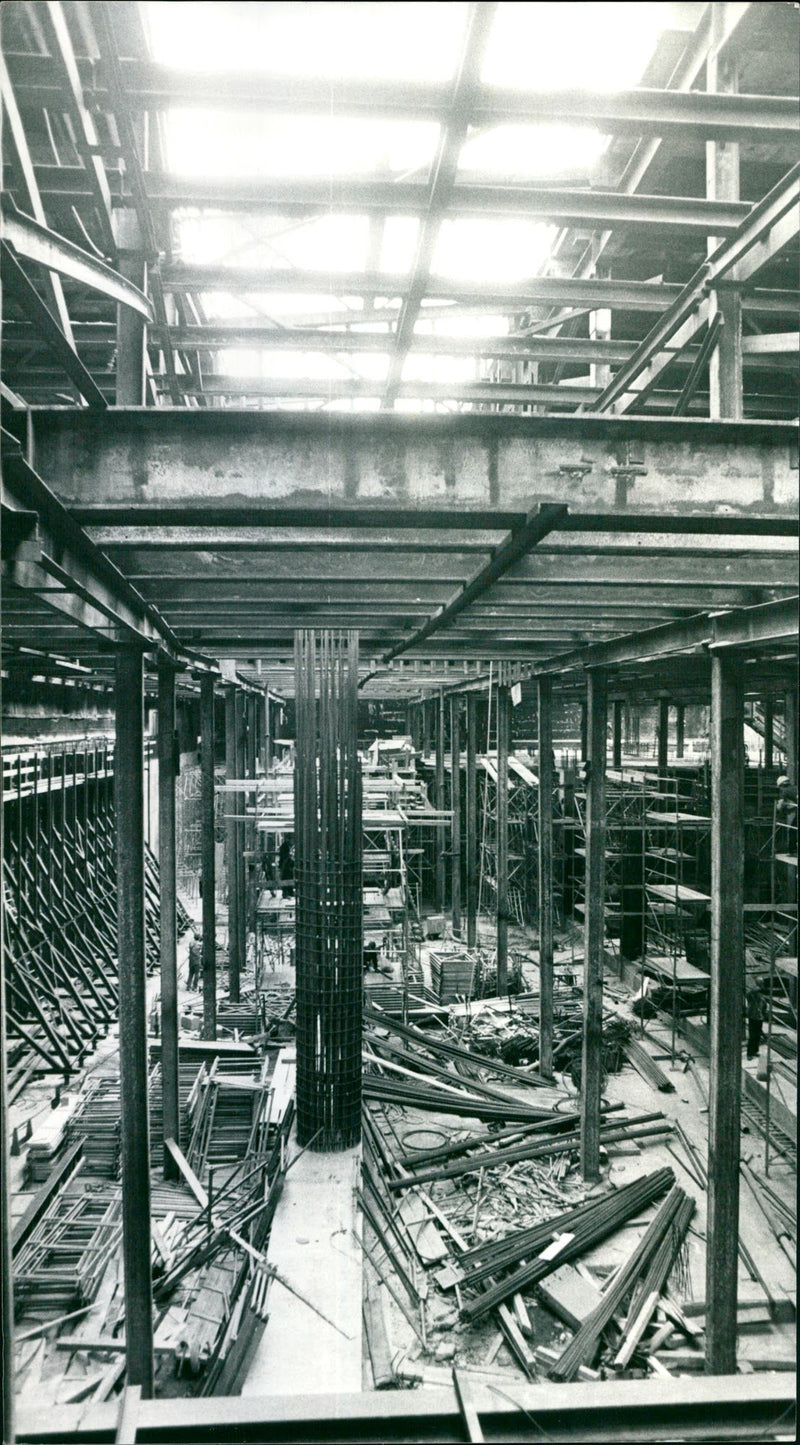 EGF BAHN CONSTRUCTION KONSTABLEERDERE STATION AHN CON CONST - Vintage Photograph