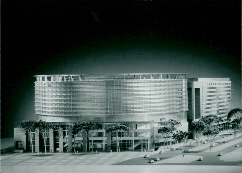 MESSEGELAND ONGREZENTRUM INGRE HALL OLD MESSEFURT MODEL - Vintage Photograph