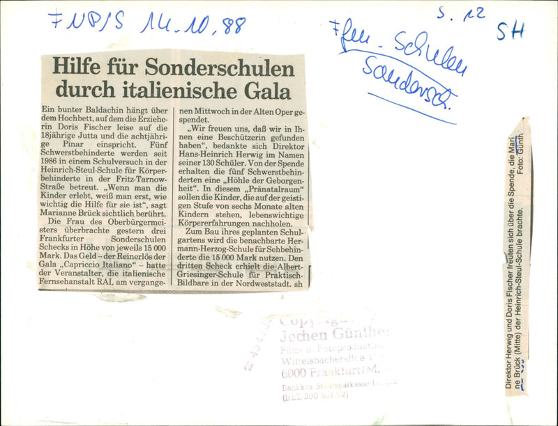 1988 SCHOOL GYMN ITALIAN GALA UNDER CANOPY HANGS OVE ALBERT FILM - Vintage Photograph