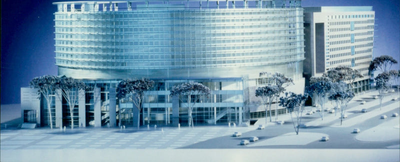 MESSEGELAND ONGREZENTRUM INGRE HALL OLD MESSEFURT MODEL - Vintage Photograph