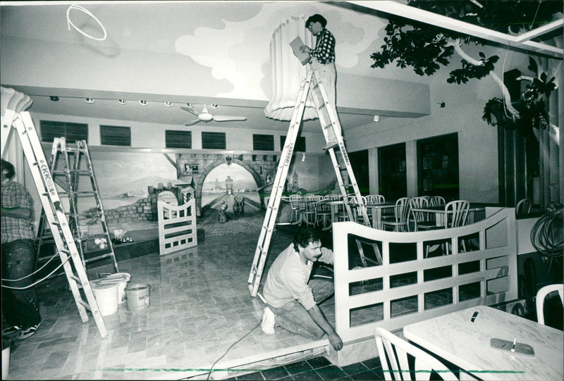 ISENHAUSEN AFTER FOUR WEEKS RENOVATION THEY OPEN RESTAUR FILM - Vintage Photograph