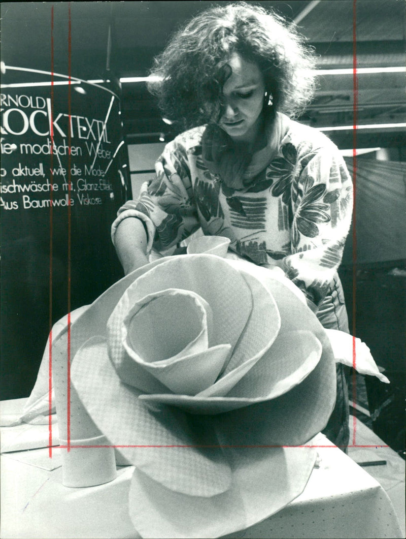 1986 FAIRS HOME TEXTILE FASHIONABLE WAY CURRENT FAST MODEL DASHWASH - Vintage Photograph