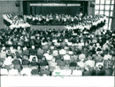 1988 TULEN MUSIC PLAYING LEVEL HEINRICH VON GAGERN GYMNASIUM - Vintage Photograph