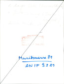 1981 MUSIC FAIR CLE FOC GOS SAU ISTOVI ANIF MARGA - Vintage Photograph