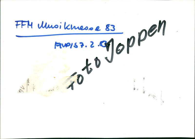 FAIRS MUSIC FAIR MUSIC FAIR SLONIEL TOTO TOPPEN - Vintage Photograph