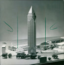 1987 TESSEL ANDE ZESSEDUOM MODELS CONSTRUCTION FRANKFURT TER FILM - Vintage Photograph