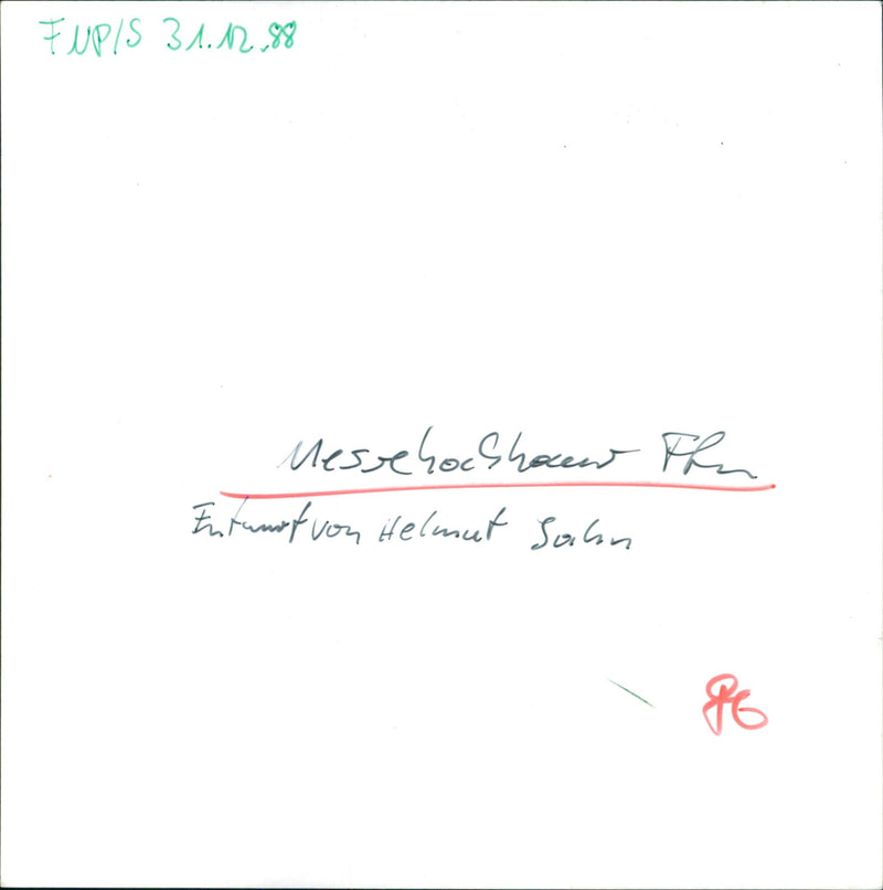 1988 TESSEL ANDE ZESSEDUOM MODELS EUPLS HIGHLIGHTING PLAN ENTANAF HELMUT SALO - Vintage Photograph