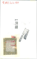 1990 FOGUE TESTS PELZUESSE CONTINUE FASHION ONLY GERMAN PRODUCERS - Vintage Photograph