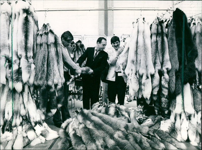 1989 FASHION FOGUE TESTS PELZUESSE CONTINUE FUR FOGUECO - Vintage Photograph