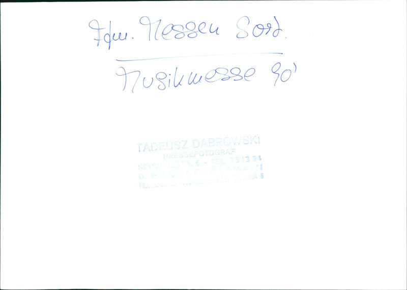IDU FAIR MUSIC VEGGEN SOM RUSICU PRESSEPOT - Vintage Photograph