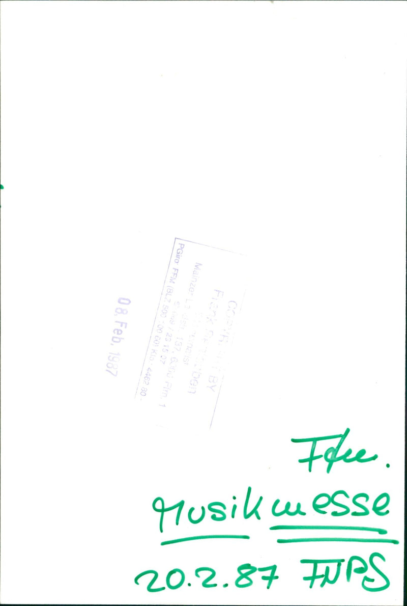 FAIR MUSIC FAIR FLEE ESSE PGIRO FEM BLZ EDW - Vintage Photograph