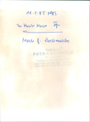 1985 MUSIC FAIR EDW MESSEN ROCK MUSIKO PETAREN HEDDERNHEI - Vintage Photograph