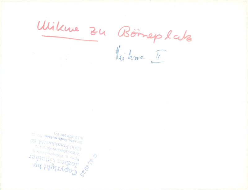 ROADS PLATZE REPLATZ MIKWE OCCUPIED DEMO CUSTOMER CENTE FILM - Vintage Photograph