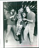 1987 MUSIC FAIR ANIS HEAVENLY THIS CALM FOUND BIGGY TEN BAND - Vintage Photograph