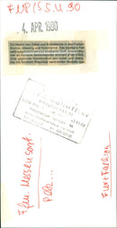 1990 FOGUE TESTS PELZUESSE CONTINUE FUR FASHION TOUCH SAND AND BROCADE NOBEL - Vintage Photograph