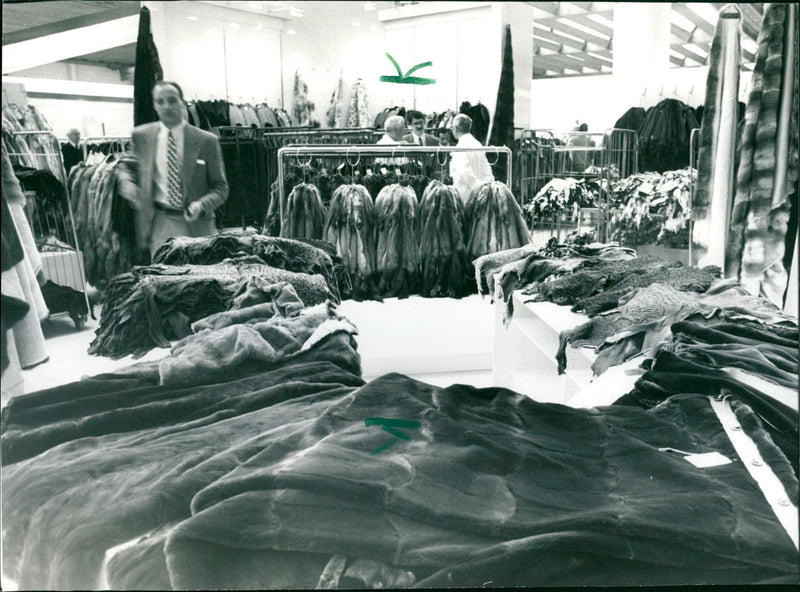 FASHION FOGUE TESTS PELZUESSE CONTINUE FUR - Vintage Photograph