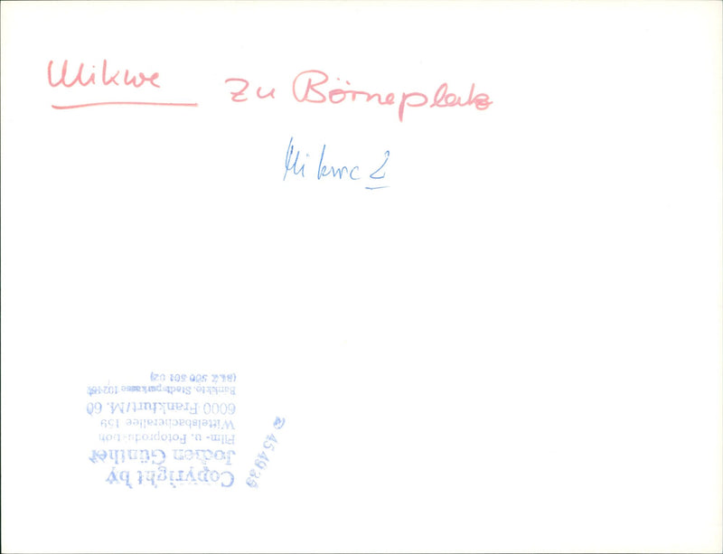 ROADS PLATZE REPLATZ MIKWE OCCUPIED DEMO CUSTOMER CENTER PHOTOPRODUCTION FILM - Vintage Photograph