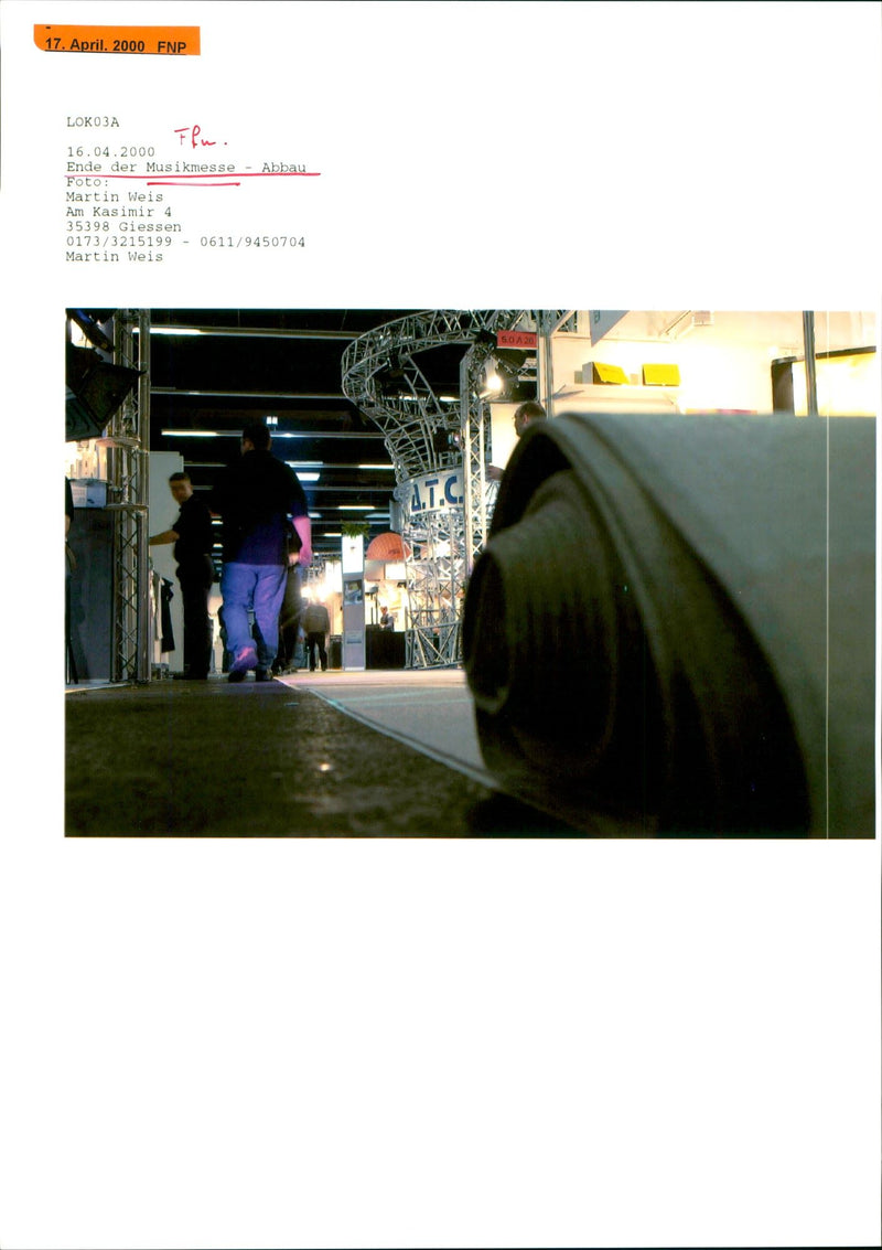 FLUE NESSEU FAIR FNP LOKOA FLM END MUSIC MINING - Vintage Photograph