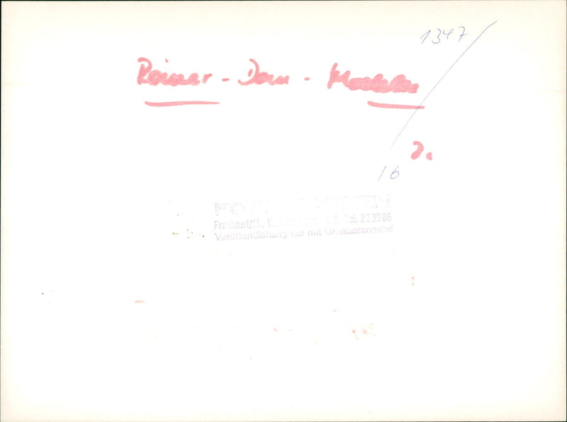 ROMERBERG MODELS AND MOD MALTA - Vintage Photograph