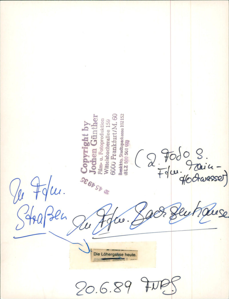 PLATZE LEIPZIGERS EXTRA LARR LUXEMBUR SHQBC FILM UFOTOPR - Vintage Photograph