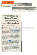 1999 FASHION SCHANEN MODE KURSCHNER MOSTLY ANITA SCHWARZ CEPESI HELPED NEW MODEL - Vintage Photograph