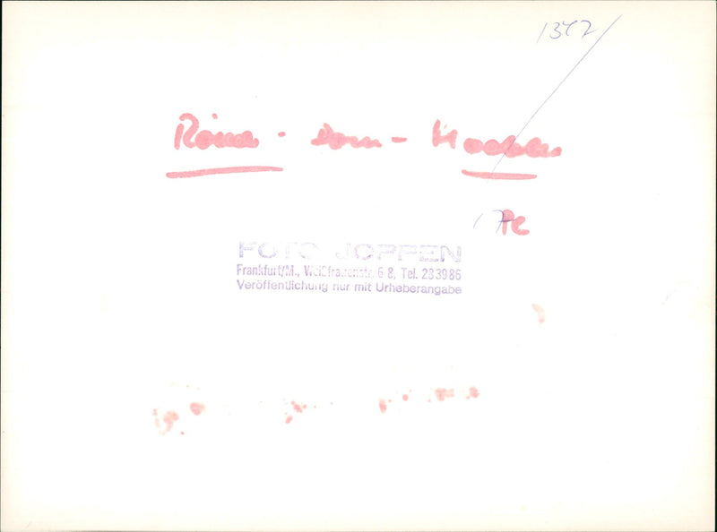 ROMERBERG MODELS FOTOPOPEN GERMAN PHOTOGRAPHY COMPANY BASED FRANKFU - Vintage Photograph