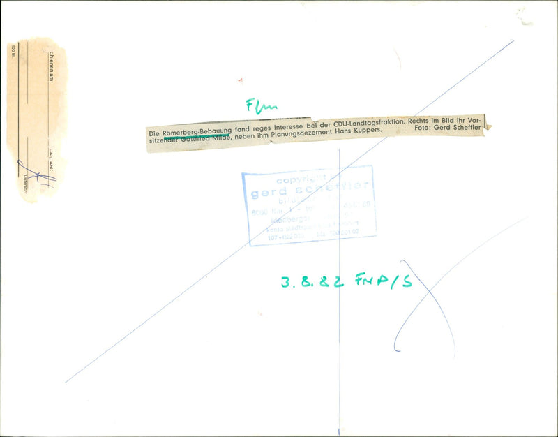 1982 MODELS ROMERBERG FOUND LOT INTEREST CDU LANDTA - Vintage Photograph