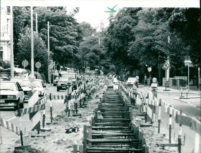 1988 ROAD CONSTRUCTIONGH GHS KRAEN ABERTEN BUDDLE AND BAU FILM - Vintage Photograph