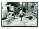 1985 CONSTRUCTIONGH ROAD CONSTRUCTION HANAU LANDSTRAE RING FUGGER FILM - Vintage Photograph