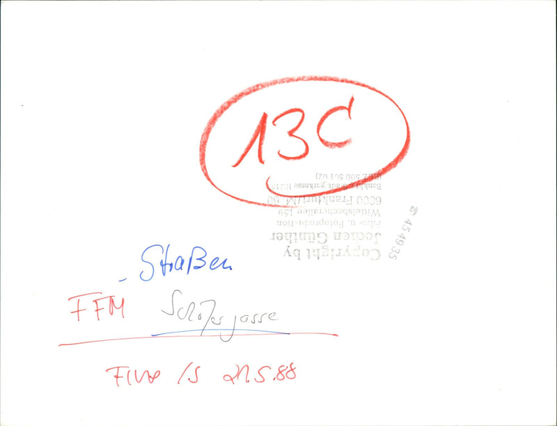 RACES PLACE HARR SCHILLER'S EXTRA LAR SWISS FILM - Vintage Photograph