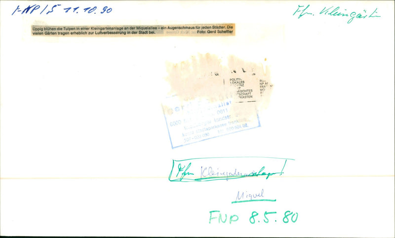 1980 PHAN KHE AND SALARY MIQUEL FNP ENINGED GERMAN COMPAN - Vintage Photograph