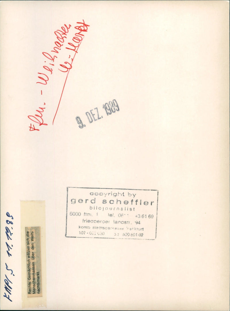 1989 HEIE MAROMI JOCHEN GUNTHER FILM PHOTOPRODUCT - Vintage Photograph