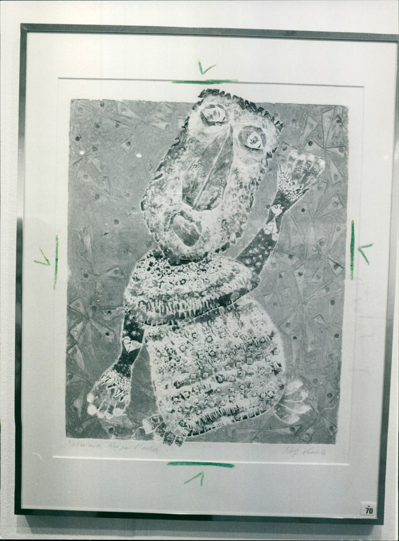 LITERARY ETCHINGS AND METAL PRINTS ROLF NESCH ARE DISPLAY FILM - Vintage Photograph