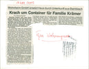 1988 FLAT RATE WOHNHEIM GMBH HAS DECIDED CONSTRUCTION CONTA FILM JOHN - Vintage Photograph