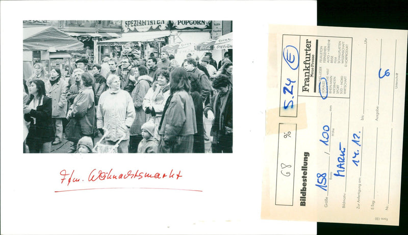 CHRISTMAS OTHER DISTRICTS CHURCH COMMUNITIES TELEVISION GROE HOHE LOO FILM - Vintage Photograph