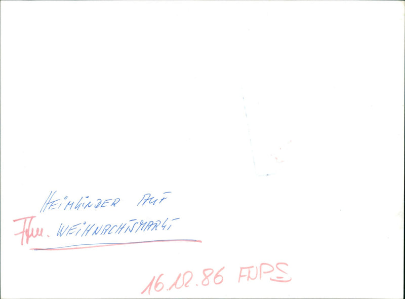 1986 HEIE MAROMI EMGENDER OUR WEH WACHAT MURAL FUPS HMM HEI FILM - Vintage Photograph