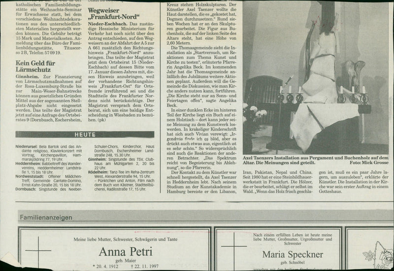 1980 CHRISTMAS OTHER DISTRICTS KIRCHENGEMEI ROTH CHINA IRAN NEPAL FILM - Vintage Photograph