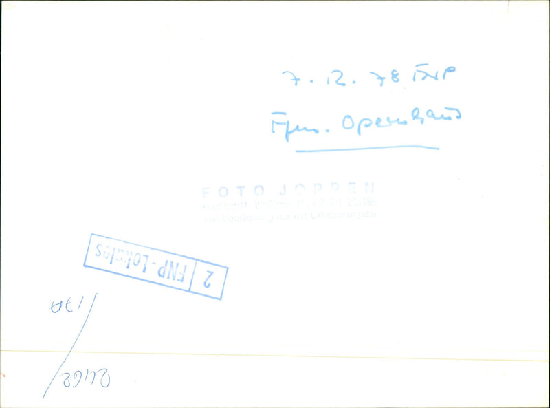 OPERNHA REBUILD MODEL LICI ENOGRADO DREST LOCAL POLO FNP ZIT ENLY - Vintage Photograph