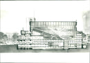 OPERNHA REBUILD MODEL OPERA SCHLOCKERMANN LONGCUT BURO RECONSTRUCTION CONCE - Vintage Photograph