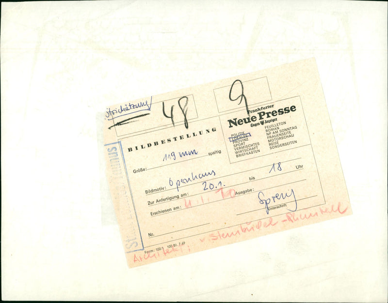 1969 OPERNHA REBUILD NEW MODEL CAR OPERNNA MODELS - Vintage Photograph