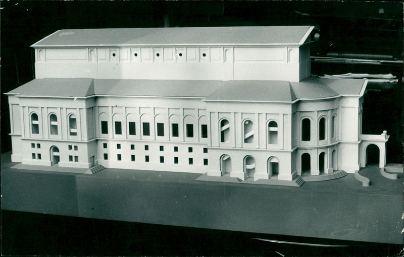 OPERNHA REBUILD MODEL CONSTRUCTION OPERA MADE - Vintage Photograph