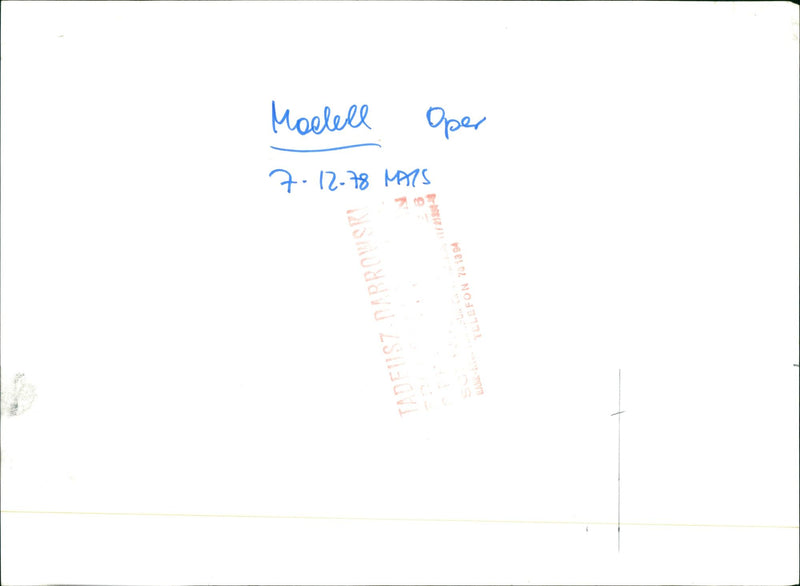 OPERNHA REBUILD NEW MODEL DESIGN OPERA MOD - Vintage Photograph