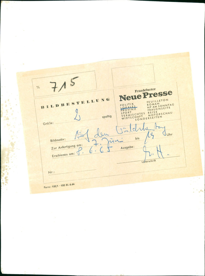 WALOCHESTAG THE WALCHLESTY ISSUE PUBLISHED SIGNATURE - Vintage Photograph